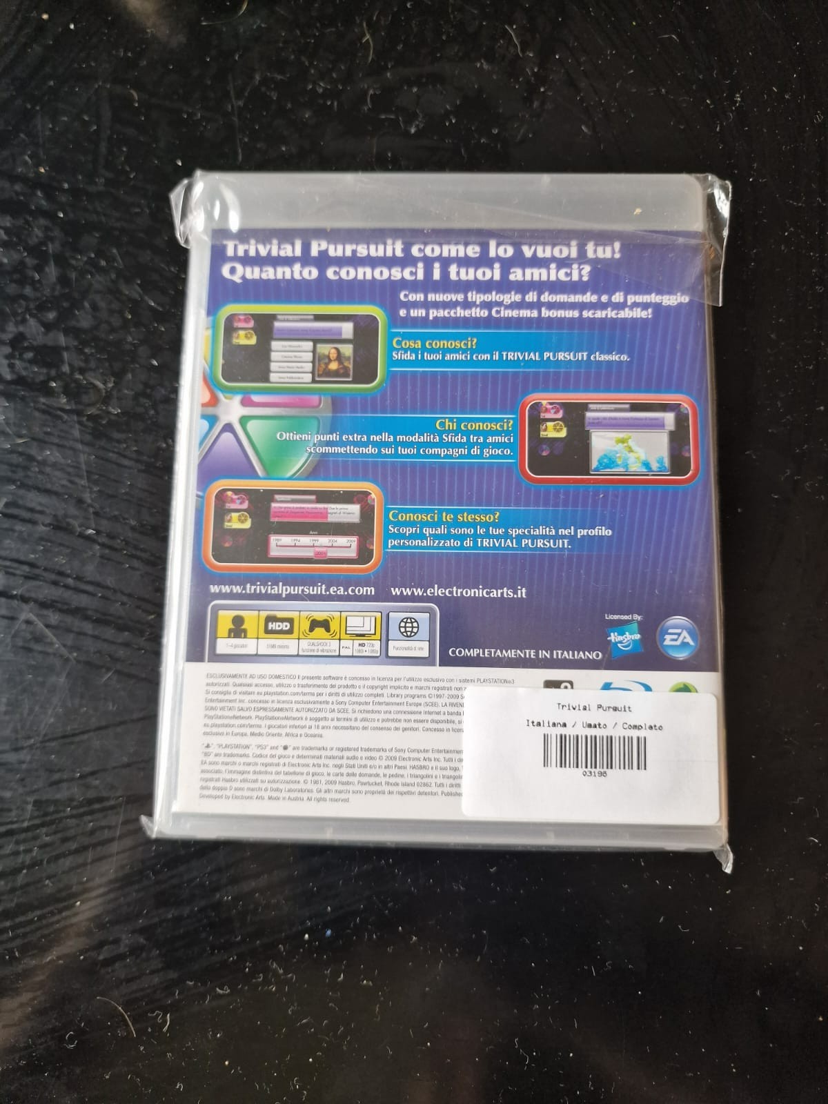 Trivial Pursuit PS3 Pal Ita Usato Completo