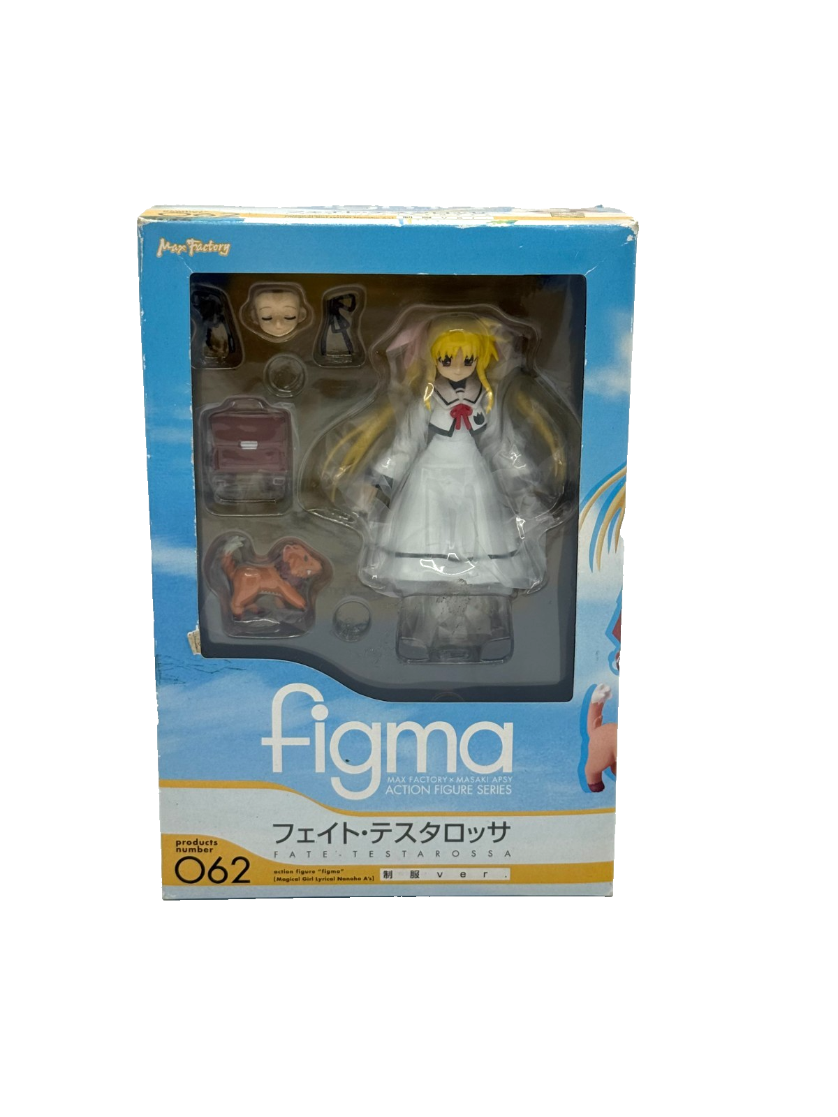 Figma 062 Fate Testarossa Uniform Ver Magical Girl Lyrical Nanoha Max Factory
