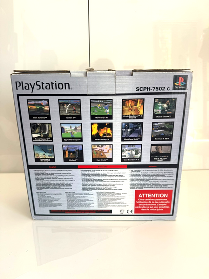 CONSOLE SONY PLAYSTATION 1 PS1 SCPH-7502 C - COMPLETA - MANUALI SIGILLATI NUOVI