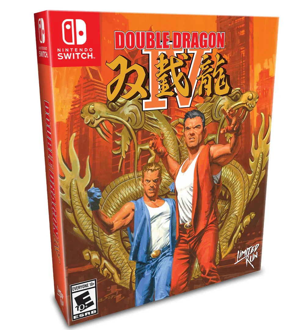 Double Dragon IV Classic Edition PS4 Limited Run Games PAL Collector Completo
