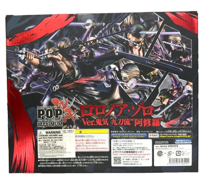 One Piece Roronoa Zoro Demon Spirit Asura P.O.P Maximum Megahouse Figure NEW