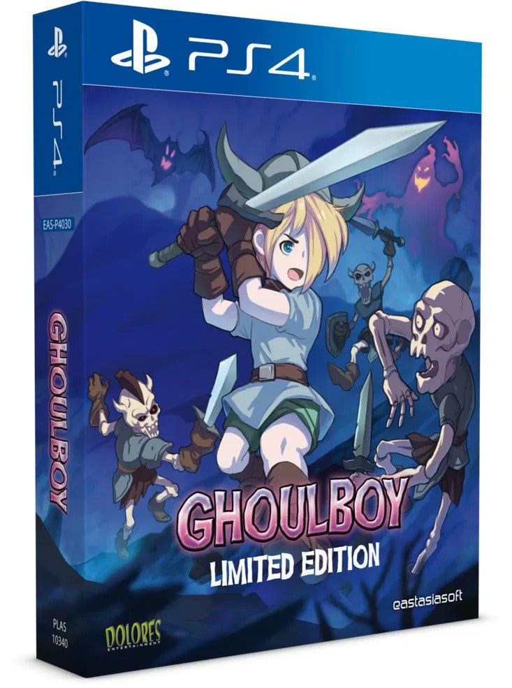 Ghoulboy Limited Edition PS4 Play-Asia Nuovo Sigillato Rare