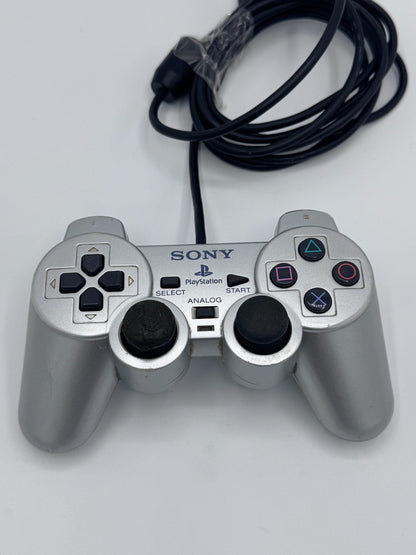 Controller Sony DualShock Analog Silver Originale PlayStation2 PS2 - Funzionante