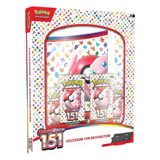 Collezione Con Raccoglitore 151 Pokemon Scarlatto e Violetto 151 ITA NEW SEALED
