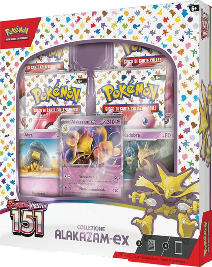 Pokemon Scarlatto e Violetto 151 Collezione Alakazam EX NEW SEALED ITA