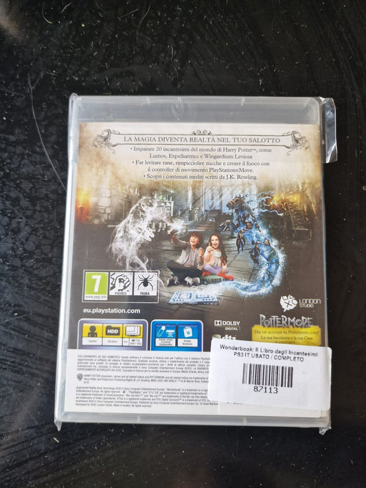 Wonderbook: Il Libro Degli Incantesimi PS3 Pal Ita Usato Completo