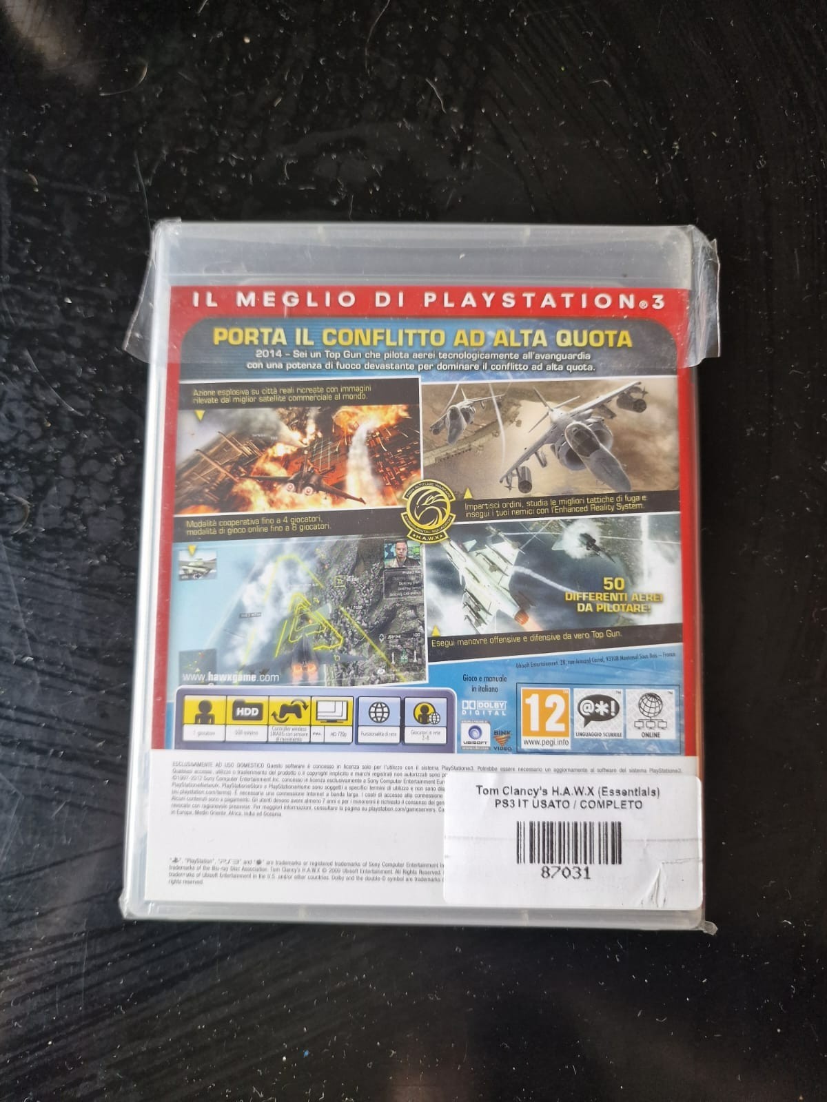 Tom Clancy's H.a.w.x. Essential PS3 Pal Ita Usato Completo