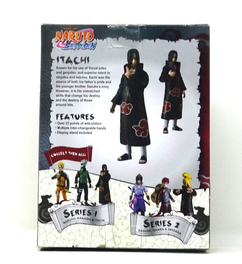 Itachi Uchiha Naruto Shippuden Action Figure 10cm Toynami Series 1 New Sealed
