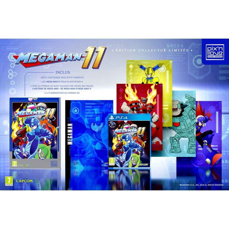 Mega Man 11 Collector's Edition PS4 Nuovo Sigillato Pix'n Love