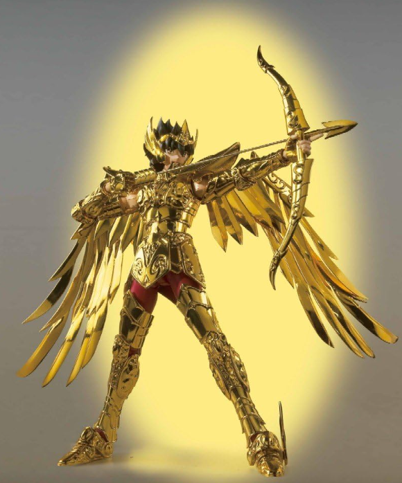 Saint Seiya Sagittarius Seiya Saint Cloth Crown 30cm Bandai NEW SEALED