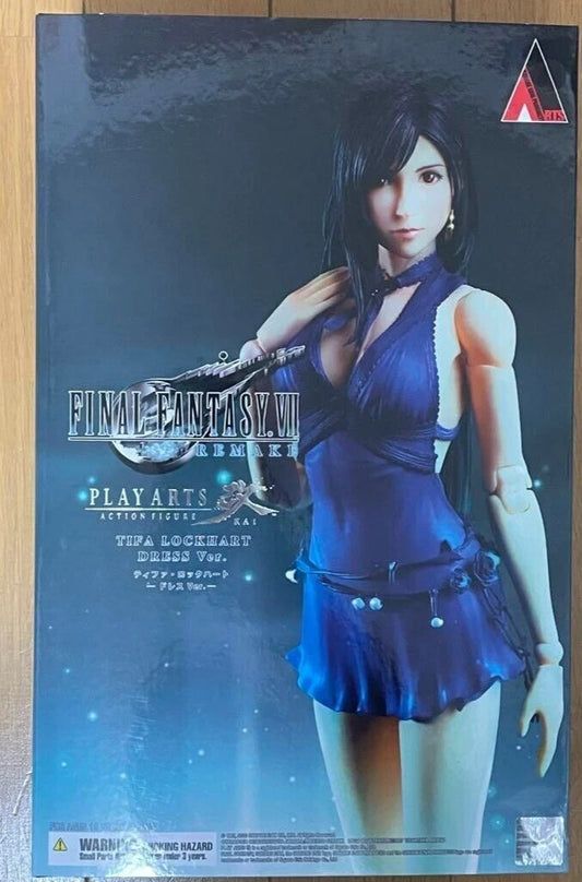 Final Fantasy VII Remake Tifa Lockhart Dress Ver Play Arts Kai Figure NEW SEALED