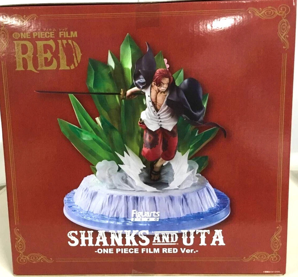 One Piece Film Red Shanks And Uta Figuarts Zero Extra Battle Bandai Figure NEW