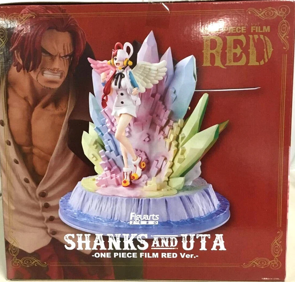 One Piece Film Red Shanks And Uta Figuarts Zero Extra Battle Bandai Figure NEW