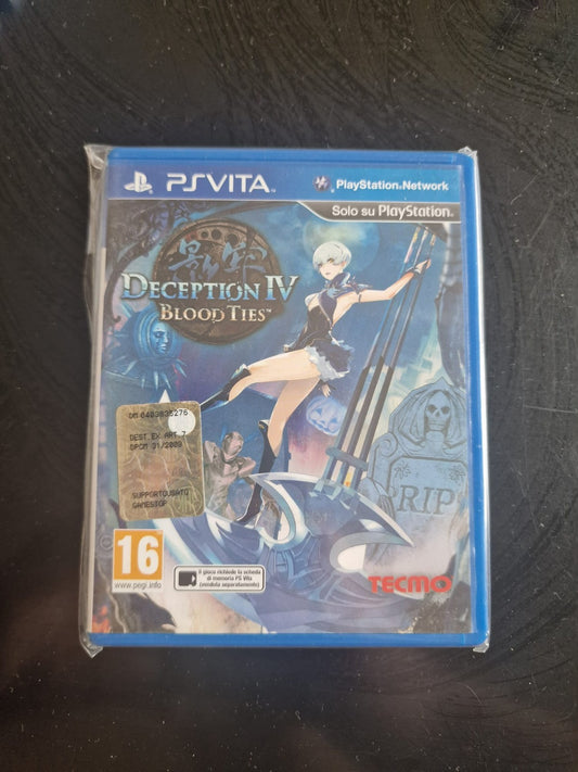 Deception IV: Blood Ties PS Vita Pal Italiano Usato Completo