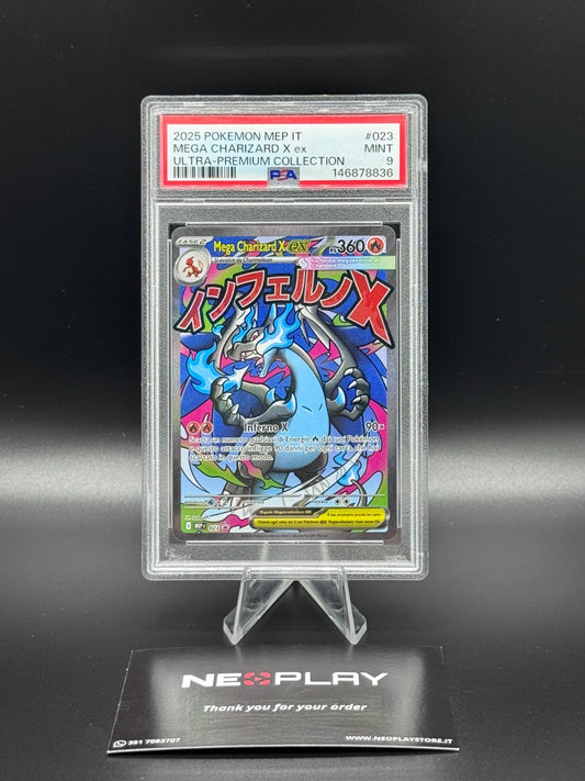 POKEMON - MEGA CHARIZARD - ULTRA PREMIUM SVP 023 ALTERNATIVE ART - PSA 9