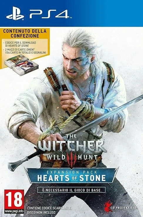 The Witcher III 3: Wild Hunt- Hearts Of Stone Limited Edition PS4 -Usato PAL ITA