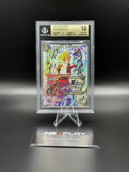 Dragon Ball CRITICAL BLOW BT22140 SS GOGETA FUSION REBORN GDR - BGS 10