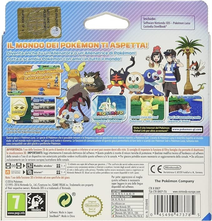 Pokemon Luna Special Edition Nintendo 3DS PAL ITA Completo
