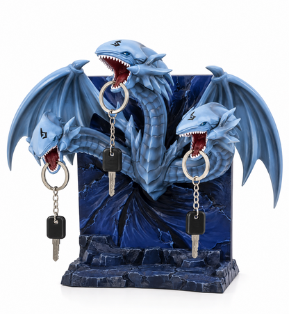 Yu-Gi-Oh Blue-Eyes Ultimate Dragon Figure Key Stand Taito 17 cm