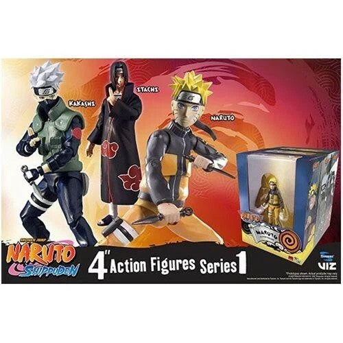 Naruto Shippuden Action Figure Bundle Toynami Series 1 Naruto Itachi Kakashi New
