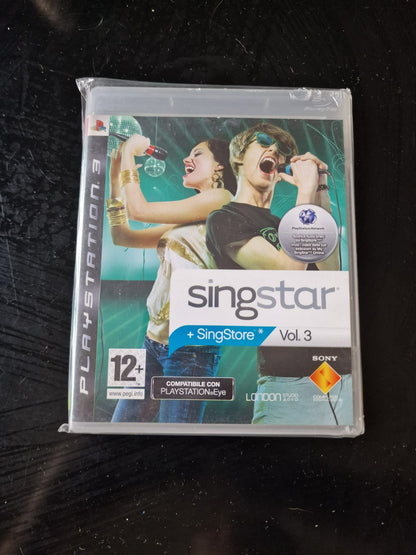 SingStar Vol 3 PS3 Pal Ita Usato Completo