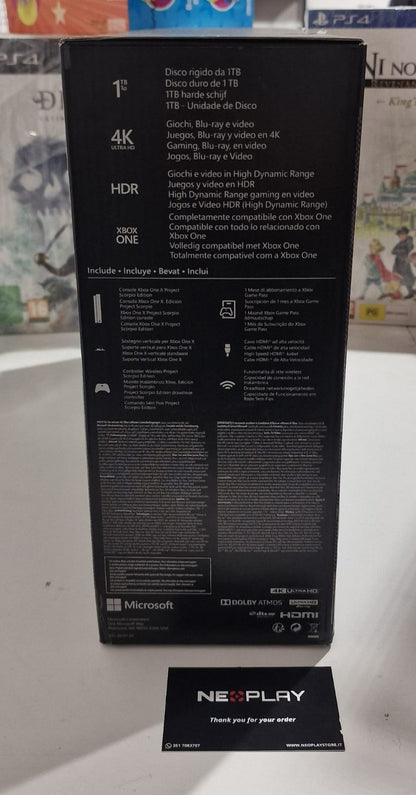 Microsoft Xbox One X 1TB Project Scorpio Edition Console Usata