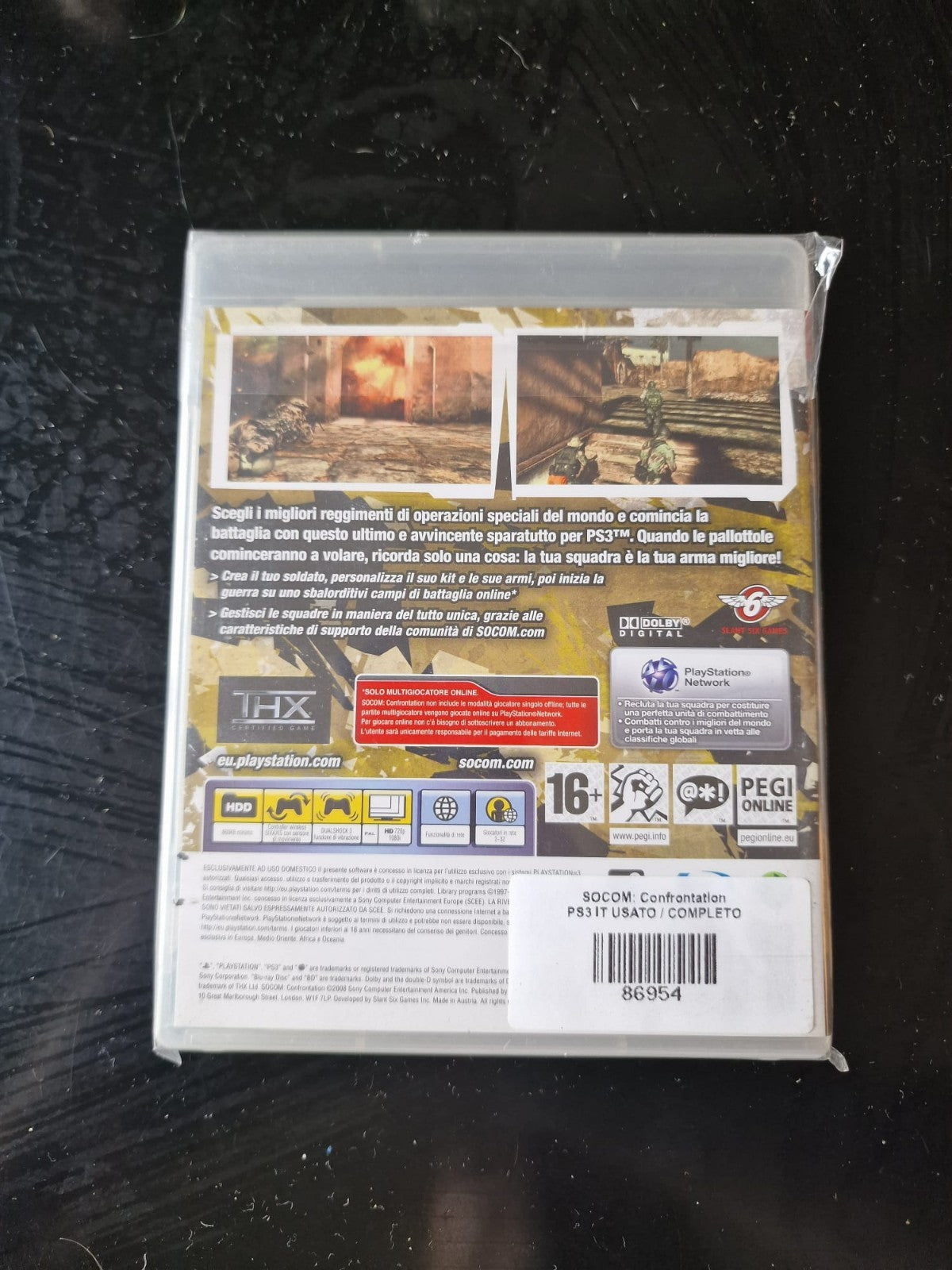 Socom: Confrontation PS3 Pal Ita Usato Completo
