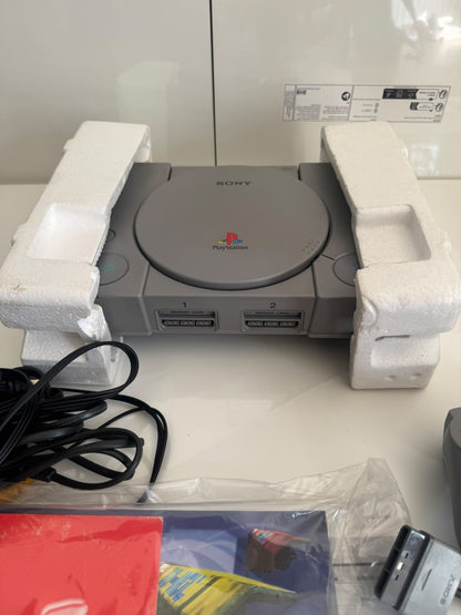 CONSOLE SONY PLAYSTATION 1 PS1 SCPH-7502 C - COMPLETA - MANUALI SIGILLATI NUOVI