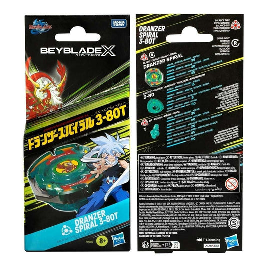 Beyblade X Dranzer Spiral 3-80T Starter Pack Hasbro X-Over Project New Sealed