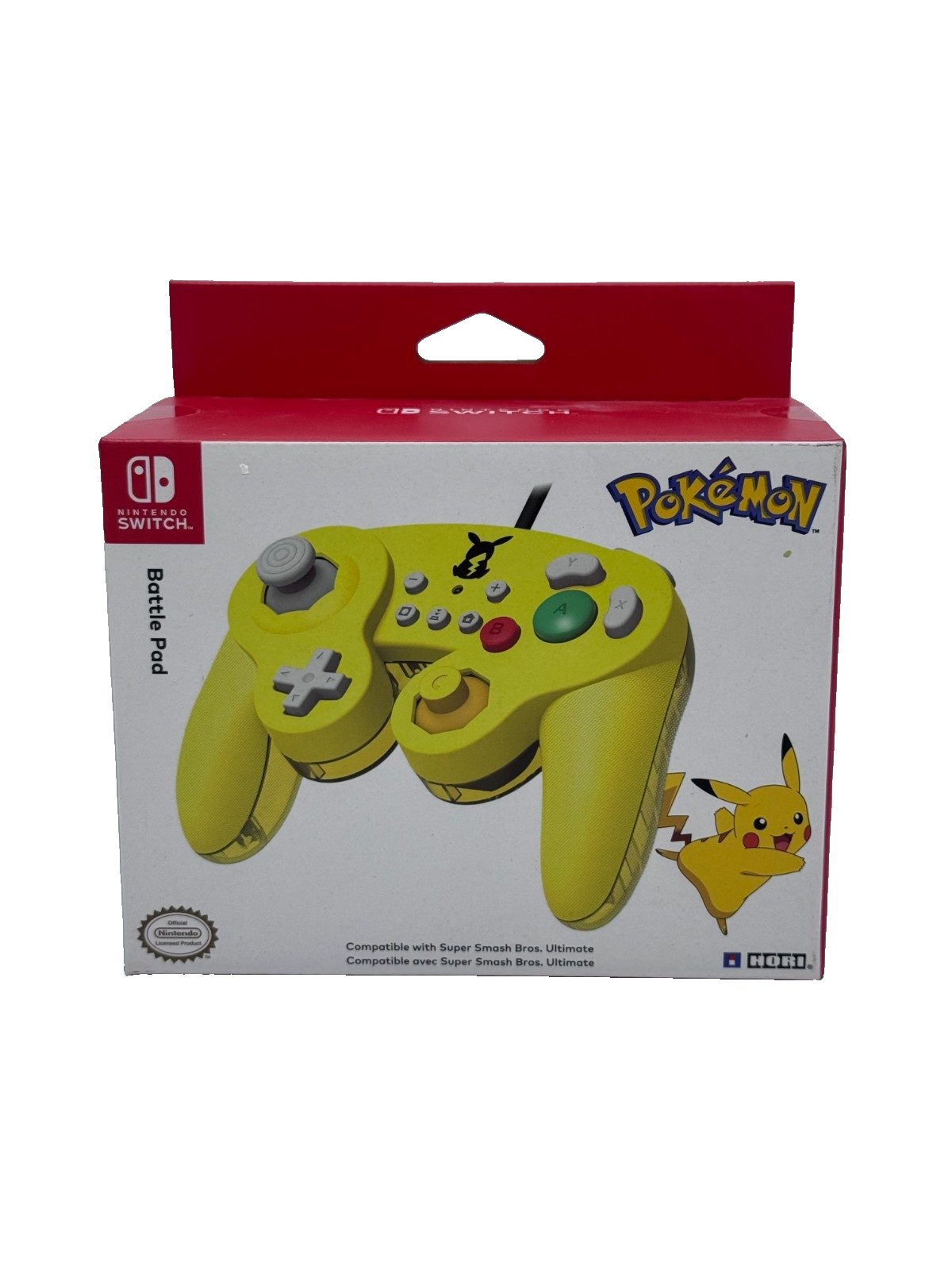 Hori Battle Pad Pikachu Nintendo Switch Controller Smash Brawl GameCube Pokemon