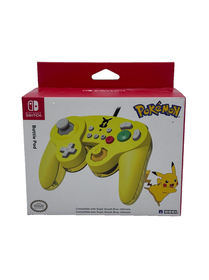 Hori Battle Pad Pikachu Nintendo Switch Controller Smash Brawl GameCube Pokemon