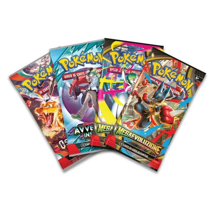 Carte Pokemon Collezione Megaevoluzioni MEGAKangaskhan-EX 5 Buste (ITA) – SEALED