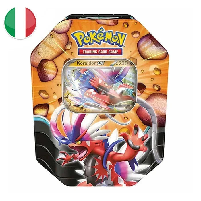 Carte Pokemon Tin da collezione Leggende Sovrane Koraidon-ex (ITA) – SEALED