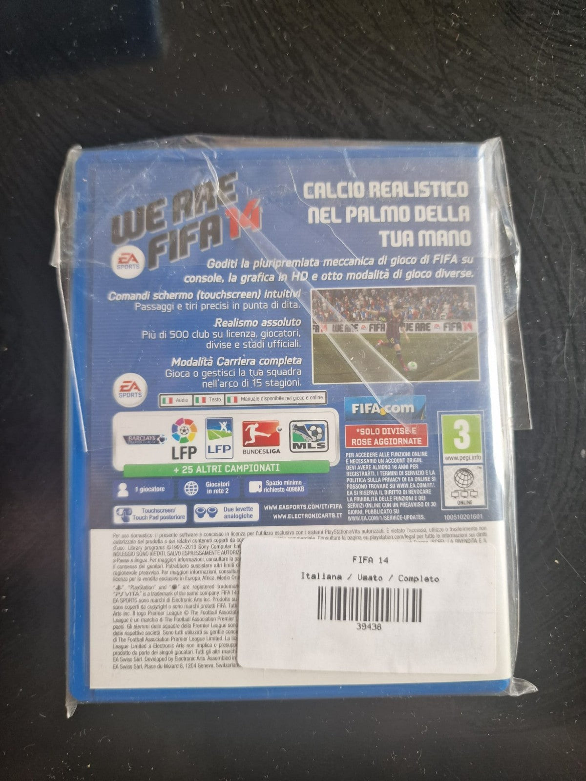 FIFA 14 PS Vita Pal Italiano Usato Completo