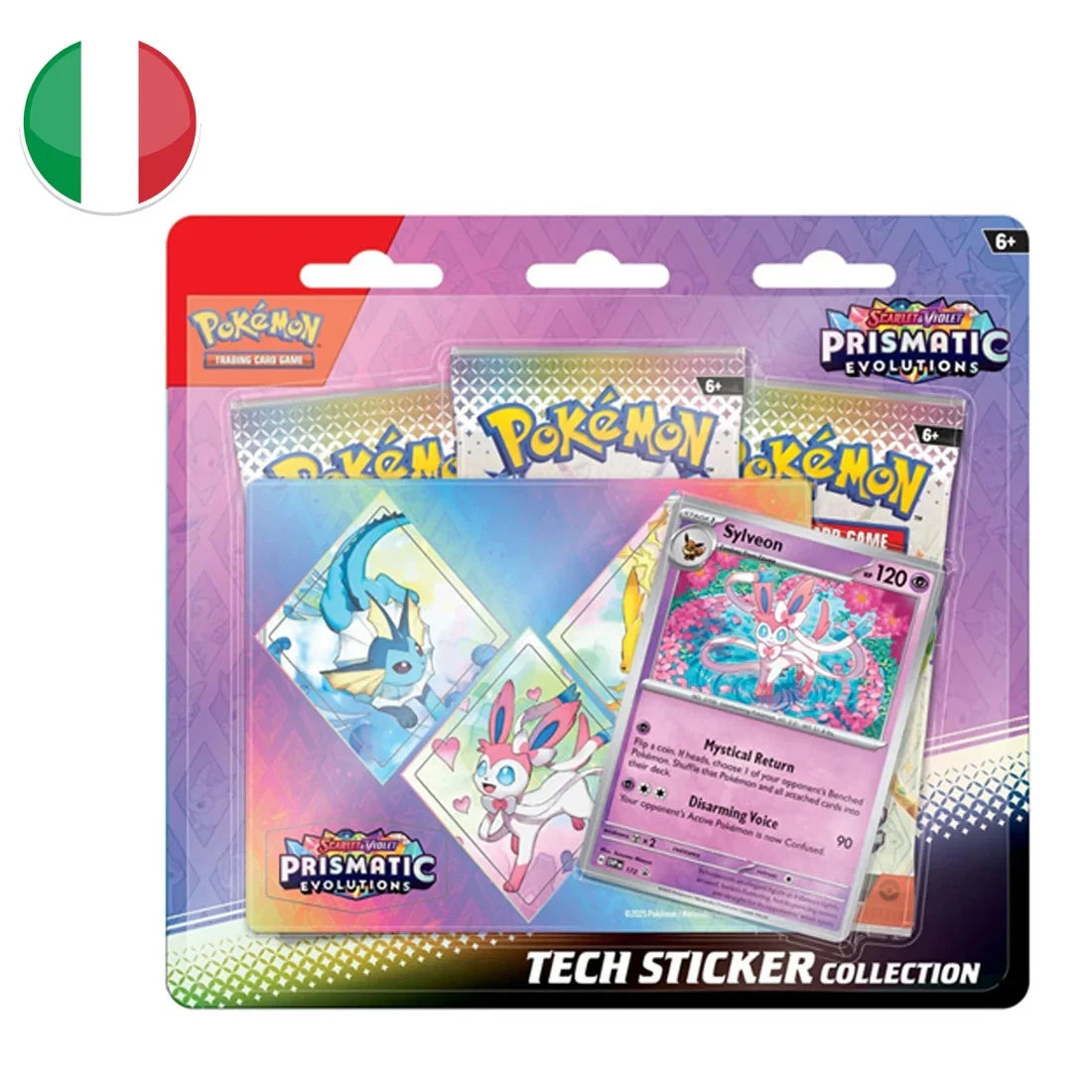 Pokèmon Evoluzioni Prismatiche - Collezione con Adesivi - New Sealed